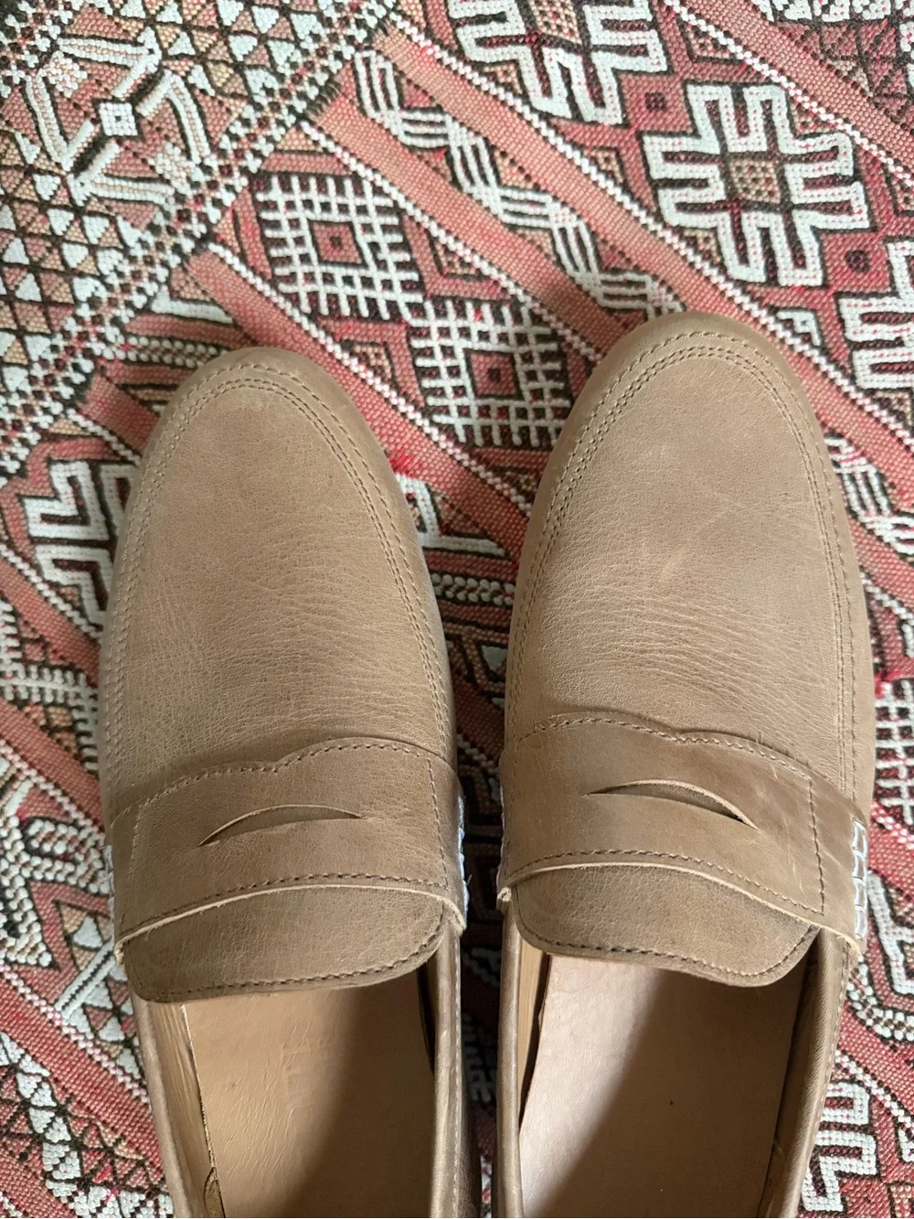 Adelante Men's Penny Loafers in Tan-8